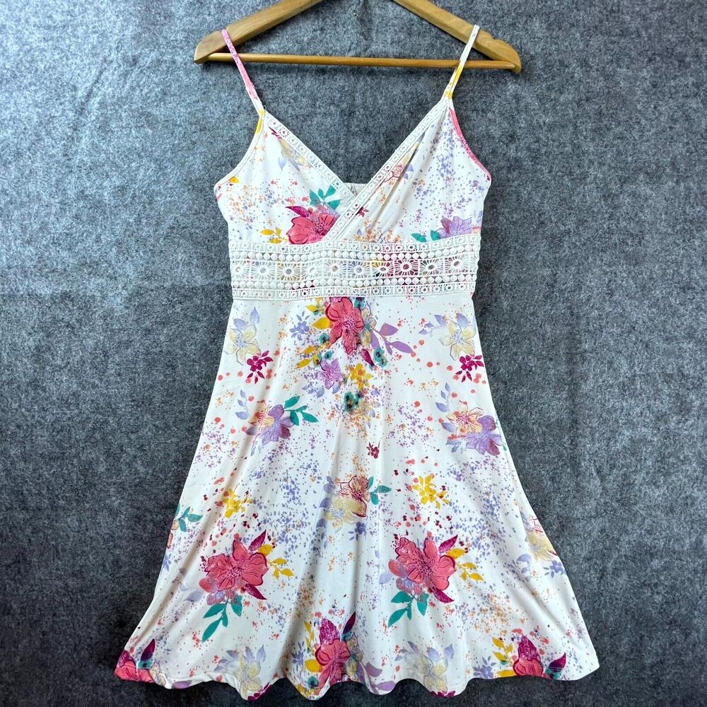 Mudd Babydoll Dress‎ Small Lace Stretch Fairy Girly Feminine 90s Y2K Skater